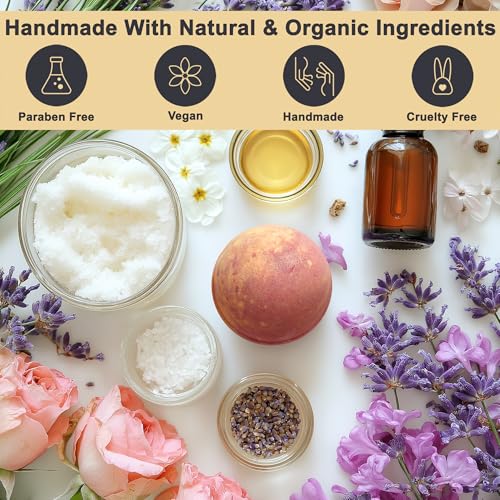 Aqua Elegante Floral Bath Bombs Gift Set of 12 Large Scented Fizzies with Shea & Coconut Oil - Flowers Variation 12
