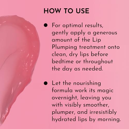 LAWLESS Sweet Dreams Overnight Lip Mask - Natural Hydrating & Plumping Treatment, 0.28 oz