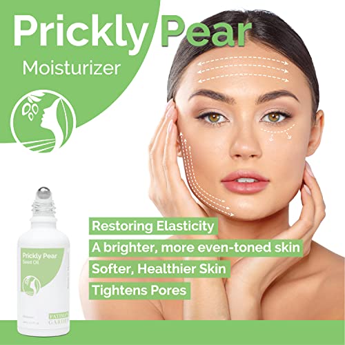 Fatima's Garden Organic Prickly Pear Seed Oil Serum 30ml + 1 Fl Oz Pack