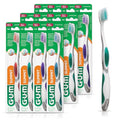 GUM Summit+ Soft Toothbrush Pack of 12 - Compact Head, Gentle Bristles