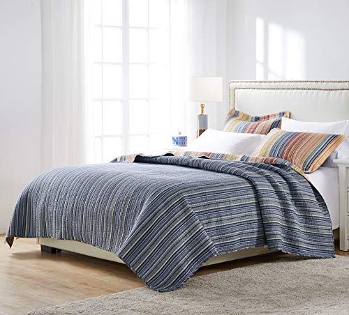 Katy Reversible Cotton Quilt Set King/Cal King - Greenland Home Fashions