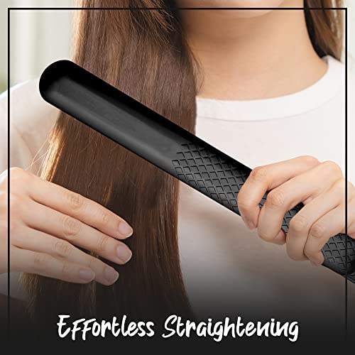 Ceramic Flat Iron for Hair - 1.25 Inch Dual Voltage Straightener