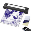 Portable Tattoo Stencil Printer Machine - Wireless Thermal Transfer for Artists & Enthusiasts