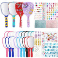 Kids Travel Handheld Mirror Set with Gem Rhinestone Stickers - Bright Color, 24 Pack