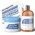 Dermgentle Sensitive Skin Face & Body Cleanser & Moisturizer Kit - Gentle, No Steroids