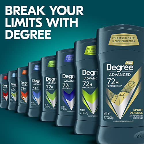 Rustic Pack of 4 Degree Advanced Sport Defense Antiperspirant Deodorant 2.7 oz