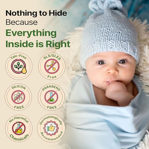 Talc Free Baby Powder - For Babies & Kids, Baby Powder For Kids, Baby Skin Care, Hypoallergenic, Talc Free Powder, Heals Diaper Rashes, Quick Moisture Absorbing, 100 GM (Pack of 1)