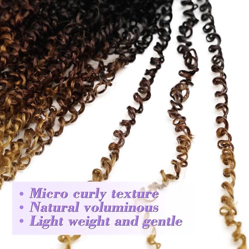 Igrina 12 Inch Yanky Twist Crochet Hair 240 Strands OT30/27 - Handmade, Lightweight, Reusable