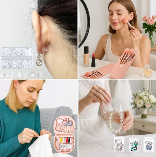 White Mini Emergency Kit for Women – Bridal & Purse Essentials, Wedding Survival, 50+ Items