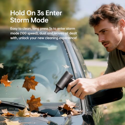 Portable Handheld Fan with 9000mAh Battery & 100 Speed Settings - Grey / Casual