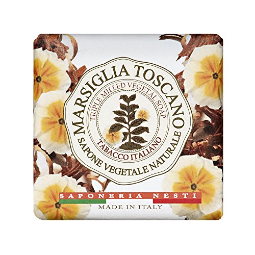 Nesti Dante Marsiglia Toscano Triple Milled Vegetal Soap, Tabacco Italiano, 7 Ounce