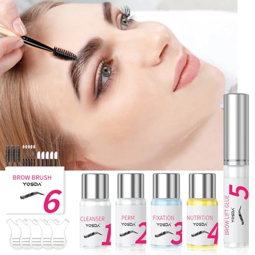 Brow Lamination Kit for Fluffy, Thicker Brows - Professional DIY Eyebrow Perm Set