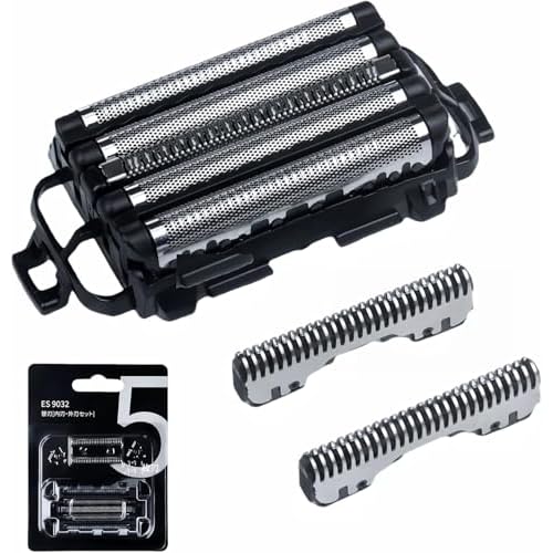 Men's Shaver Replacement Outer Foil+Inner 5-Blades for es 9032 es 9173 es9170 LM51 LV74 LV54 Electric Shaver Head Cutter Blade Set Accessories es-LV97, es-LV67, es-LV95, es-LV65