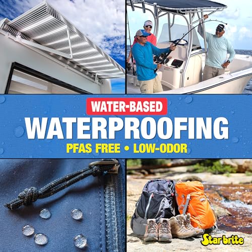 Waterproofing Fabric Protectant Spray - 1 Gallon Water-Based Sealant for Clothing & Outdoor Gear