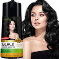 Herbishh Black Hair Dye Shampoo 3-in-1 Color for Gray Hair, 400ml