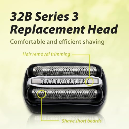 Muyfguo 4-Pack 32B Series 3 Electric Razor Replacement Heads for S3 Models