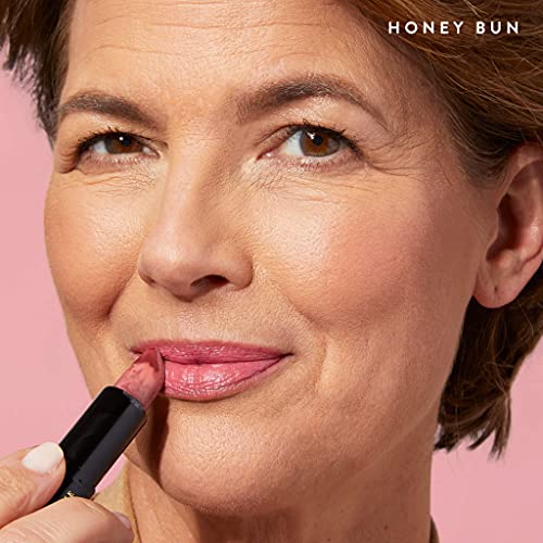 LAURA GELLER NEW YORK Italian Marble Sheer Lipstick - Honey Bun - Hydrating & Lightweight - Vitamin E & Caster Seed Oil - Cream Finish (Pack of 2)