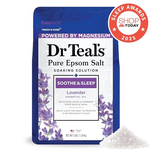 Lavender Epsom Salt Soaking Solution & Foaming Bath Duo - 41 Fl Oz Pack of 2