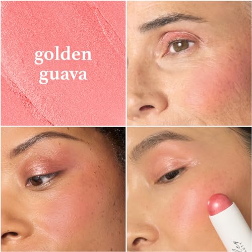 Multi-Purpose Lip and Cheek Color Sticks Duo - Blush & Illuminator for Face