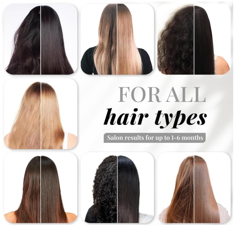 Organic Keratin Hair Mask for Smoothing & Repair - 250ML