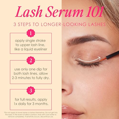GrandeLASH-MD Lash Enhancing Serum 1mL - Peptide & Vitamin Infused, Cruelty-Free, Ophthalmologist Tested