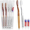 200 Pack Disposable Toothbrushes with Mini Toothpaste - Travel & Hotel Kit - Gisdo Variation of THIS listing