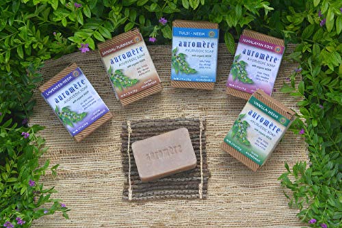 Ayurvedic Tulsi Neem Bar Soap 5 Pack - Eco-Friendly Handmade Vegan Natural