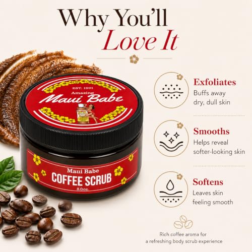 Coffee Scrub for Exfoliation and Skin Renewal - 8oz