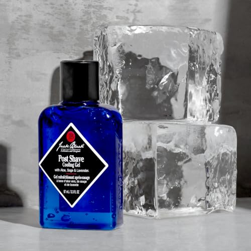 Jack Black Post Shave Cooling Gel 3.3 Fl Oz - Soothing Aftershave for Men, Razor Burn Relief, Natural Ingredients