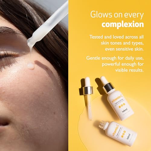 Vitamin C Brightening Serum - Lightweight Facial Serum with Encapsulated Ascorbic Acid & Tamarind Seed Extract - 1 Fl Oz