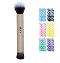 Dual-Ended Face Brush with Synthetic Bristles & Bonus Acne Patches