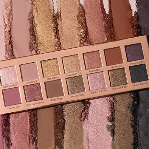 Mally Beauty Best Dressed Lids Eyeshadow Palette - Neutrals & Bolds - 14 Matte & Shimmer Eyeshadows
