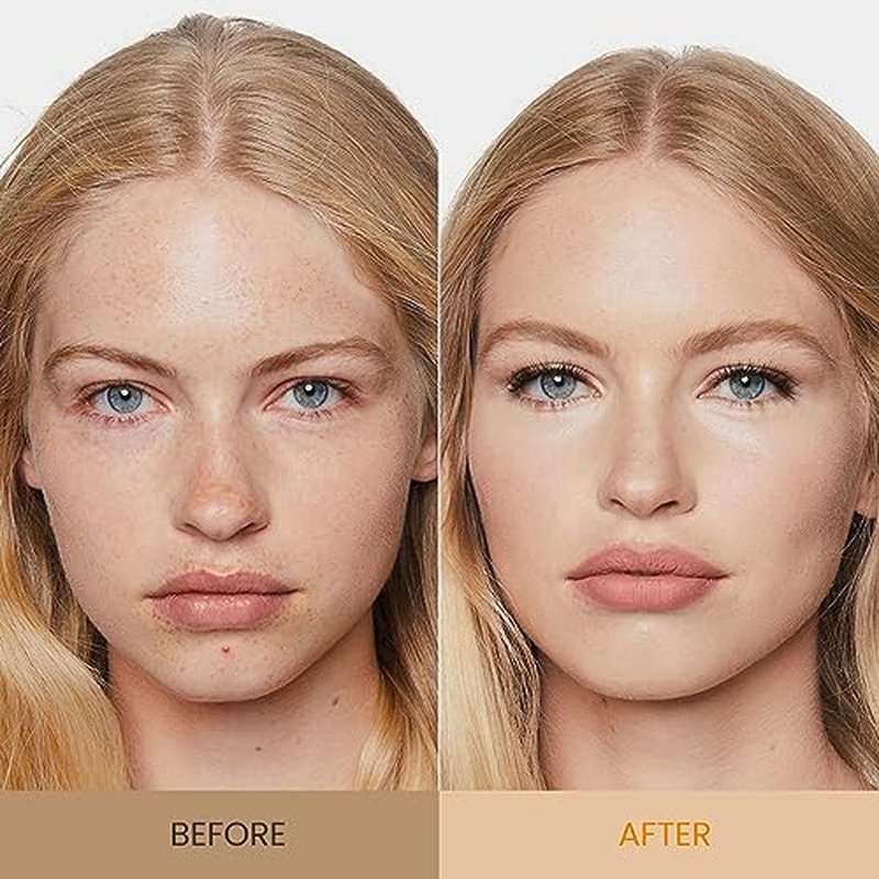 Airbrush Foundation Set with Soft Makeup Brush, [Light Weight], [Long Lasting], [Anti-aging Ingredient], [Oil Control Formula], Full Coverage Foundation for All Skin Type, 02# Nude