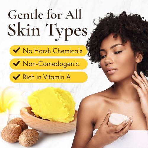 Raw Unrefined Yellow Shea Butter 24 oz for Skin Hair Moisturizer