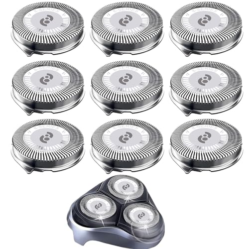 9-Pack HQ8 Replacement Heads for Philips Norelco Shavers - Compatible Series