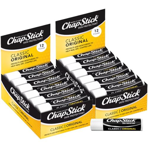 ChapStick Bulk Lip Balm, Classic Original 24-Count ? Lip Moisturizer for Dry Lips, 0.15 Ea
