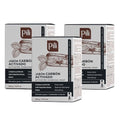 Pili Natural Activated Charcoal Soap Bars with Peppermint oil (3 Pack). Face and Body Natural Detoxifying Soap Bars. For Men, Women and Teens.