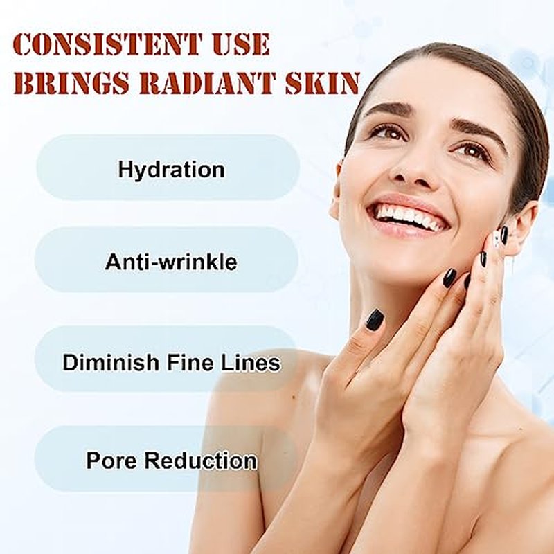 Facial Glow Starter Kit Serum Essence Skin Care Set 0.27oz 6 Vials, Skin Care Serum for Face BB Radiance Facial Kit