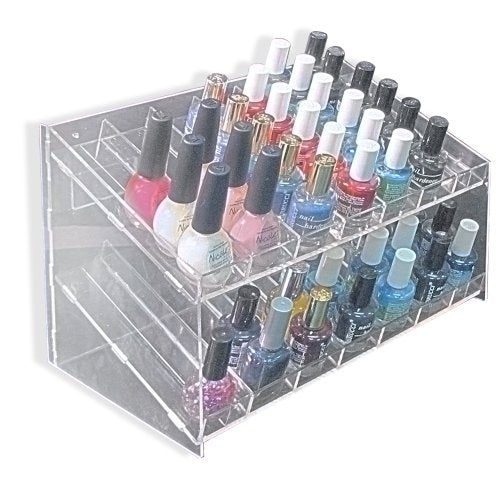 Azar Displays 222987 2-Tiered, 14 Compartment Cosmetic Tray