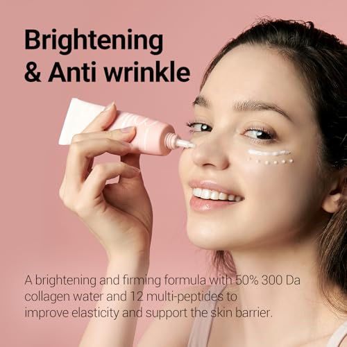 Peach Fit Collagen Cream, A firming cream with 300Da collagen and 12 peptides to boost skin elasticity. (50ml/ 1.69 fl oz)