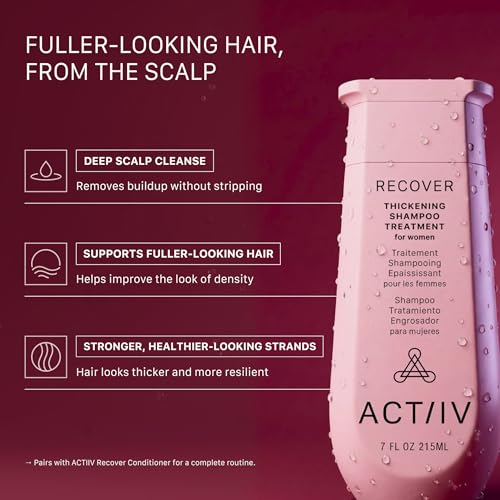 ACTIIV Recover Thickening Shampoo for Women - 7 Fl Oz with Variation