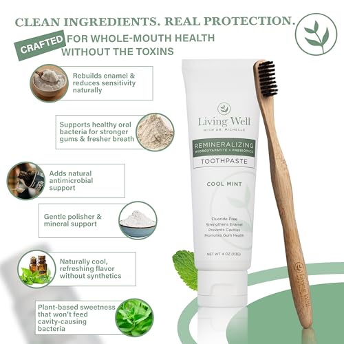 Hydroxyapatite Fluoride-Free Toothpaste with PROtektin (Mint) 4 oz