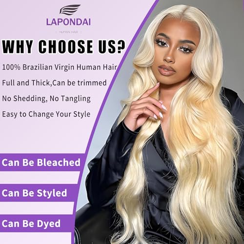 613 Blonde Body Wave Hair Bundles - 12 Inch Brazilian Virgin Human Hair - Variation BW-12 / 613
