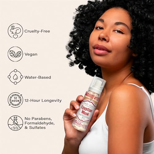 Tom's River Egyptian Musk Body & Hair Mist - 2 Fl Oz Pack of 3 Travel-Friendly