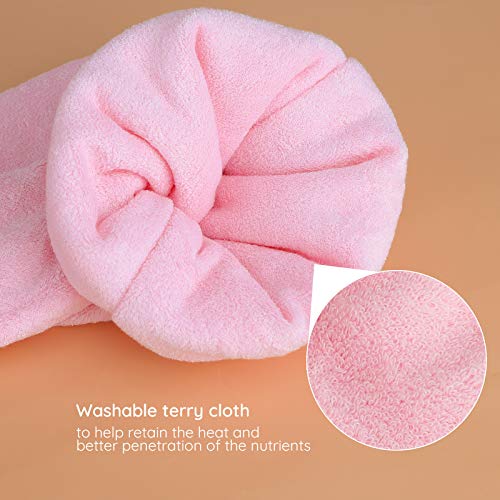 Paraffin Wax Gloves & Booties Set - Thick Heated Spa Mittens & Foot Liners, Pink, Medium - Thermal Hand & Foot Therapy