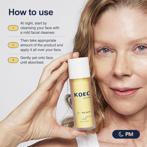Dark Spot Treatment Serum with Retinol, Glutathione, Niacinamide, Mandelic Acid and Kojic Acid for Face, Natural Discoloration and Acne Scar Fading Solution£¬30ml