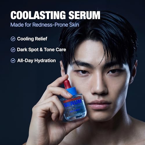 Men's Cooling Niacinamide Serum for Acne Marks & Hydration - 50ml