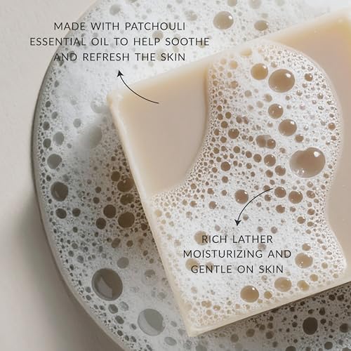 Plantlife Patchouli 6-pack Bar Soap - Moisturizing and Soothing Soap for Your Skin - Hand Crafted Using Plant-Based Ingredients - Made in California 4oz Bar