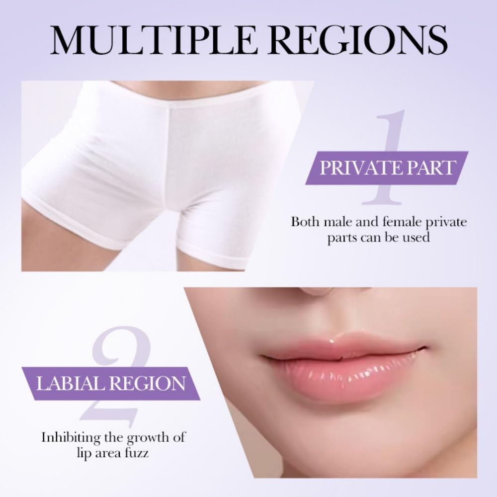 Hair Inhibitor Spray, Hair Inhibitor For Face, Soothing Hair Growth Inhibitor for Face, Underarms, Legs, More, Hair Inhibitor, After Wax Care for Women & Men.