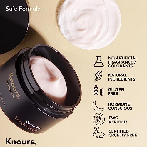 Korean One Perfect Youth Cream | Women's Wellness | Niacinamide + Shea Butter | Clean Beauty | Sensitive, Dull, Aging Skin | 50ml/1.69oz